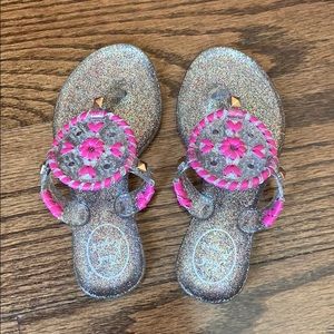 Girls size 9 jack rogers jellies